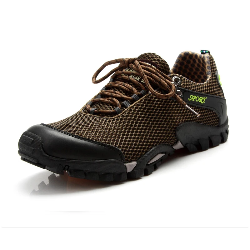 MANLI Летняя мужская походная обувь дышащая сетка для кемпинга альпинизма