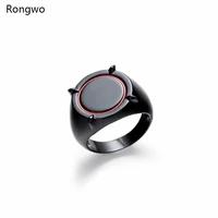 anime ladybug and cat noir adrien ring woman boy and girl cartoon jewelry black and white color quality ring cosplay accessories