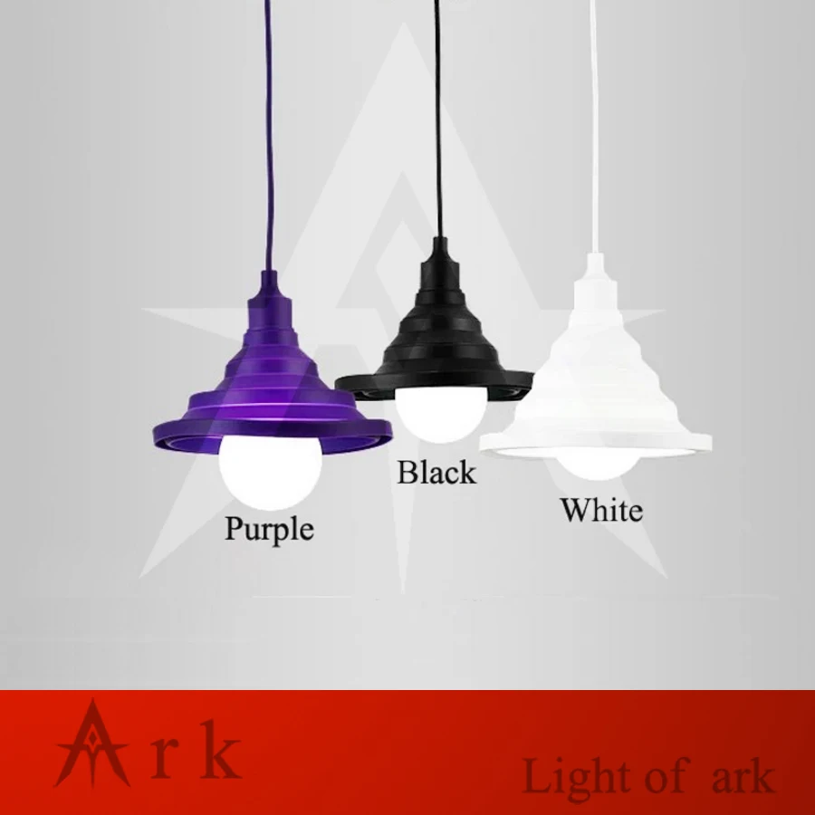 Новинка Красочные подвесные светильники из силикагеля для бара ресторана