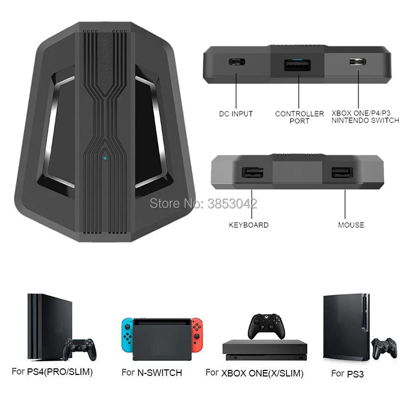PS4 USB игровые контроллеры адаптер конвертер видео игровая клавиатура для Nintendo Switch
