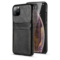 iphone 12 pro leather case business style with business card bag
