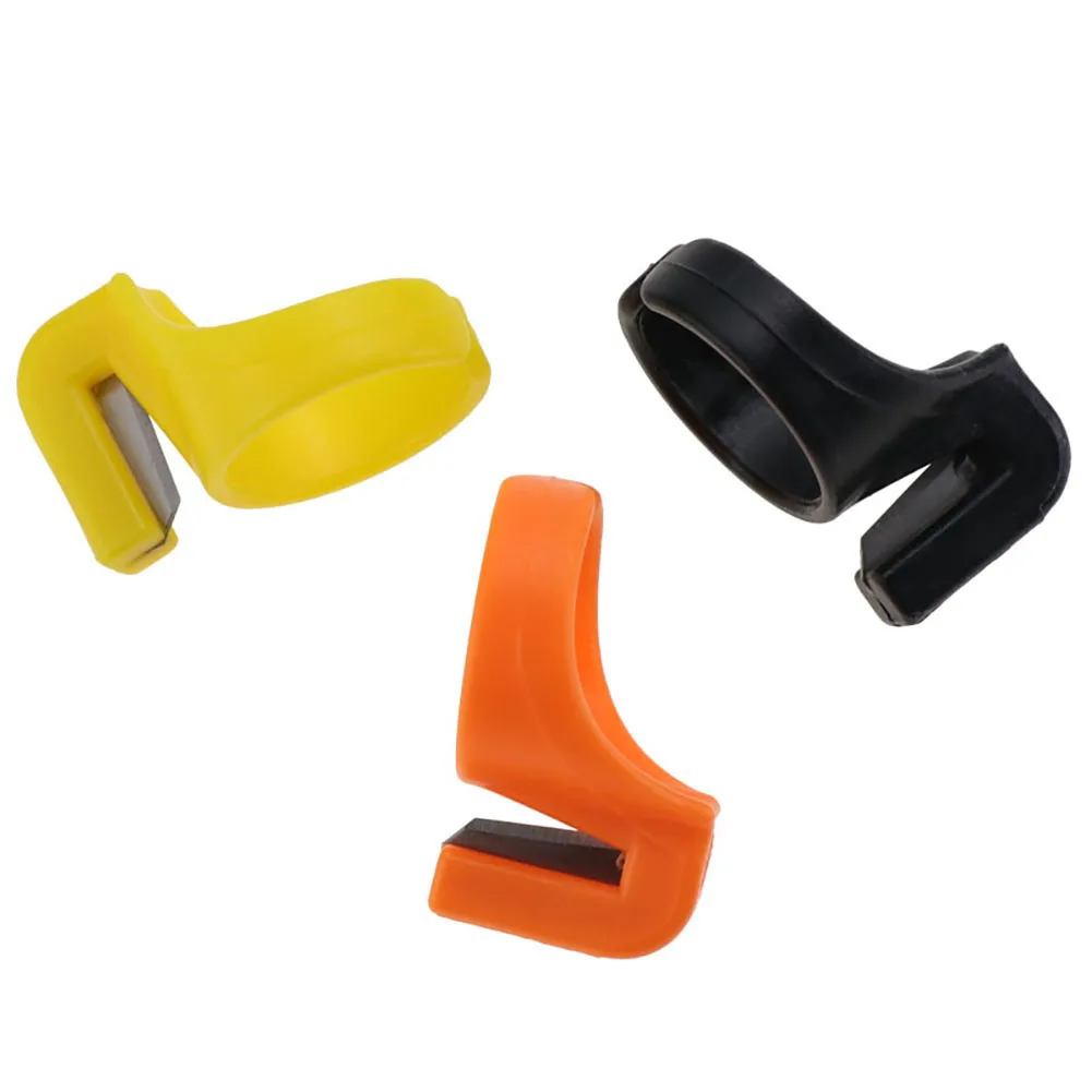 3 шт./компл. пластмассовое наперсток швейное кольцо резец палец лезвие игла