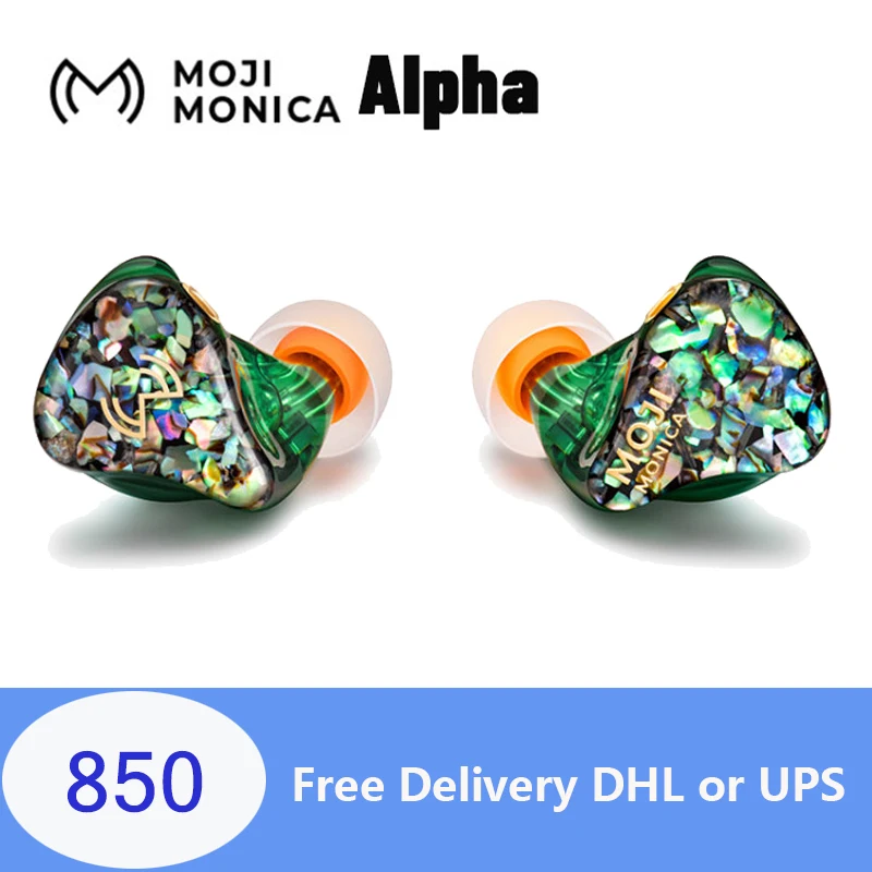 Гибридные Hi Fi наушники Moji Alpha 2EST + 1DD 2BA IEMs монитор для музыки DJ студия спортивные MMCX