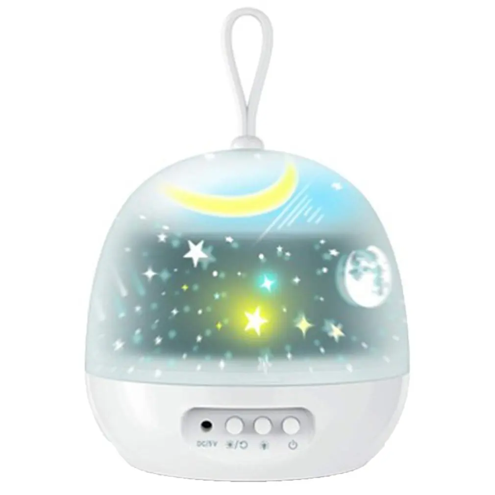 

Colorful Projector Lamp Rotating Night Lights Projector Spin Starry Sky Star Light Children Kids Sleep Romantic Led USB Power