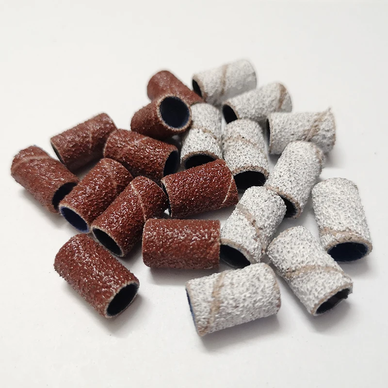 

Nail Art Sanding Bands File For UV Acrylic Gel Polish Callus Remover Nail Drill Bit Sand Circle Polisher 80/120/150/180/240 Grit