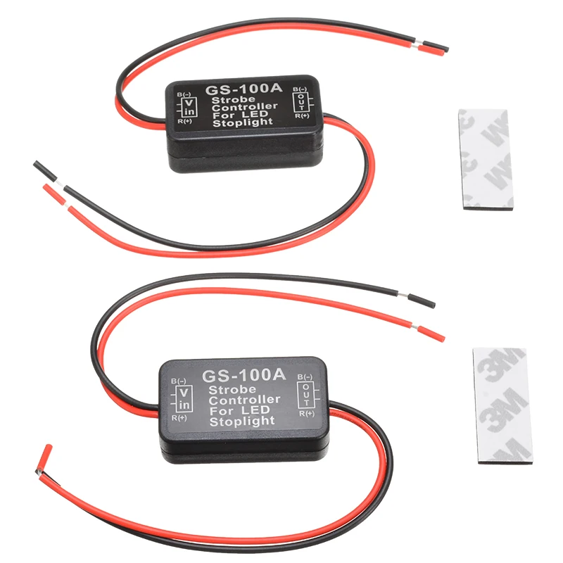 MAYITR 2 шт. GS 100A Автомобильный светодиодный стоп светильник Strobe Flash контроллер