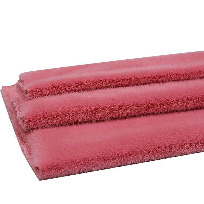 Искусственный мех норки однотонная ткань из искусственного меха утолщенные