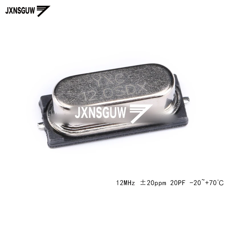 

10PCS SMD passive crystal oscillator/HC-49SMD 12MHz 20ppm 20PF X49SM12MSD2SC