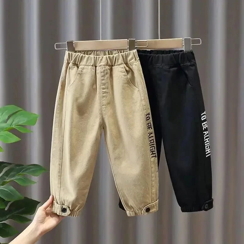 

VIDMID Autumn new casual pants children's loose baby Leggings kids boys girls cotton trousers P6065