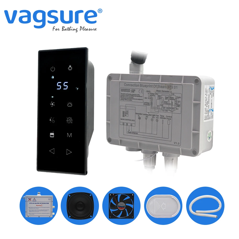 CE 3 кВт/220 В раздельный душевой шкаф Паровая ванна Генератор сауны для ванной дома