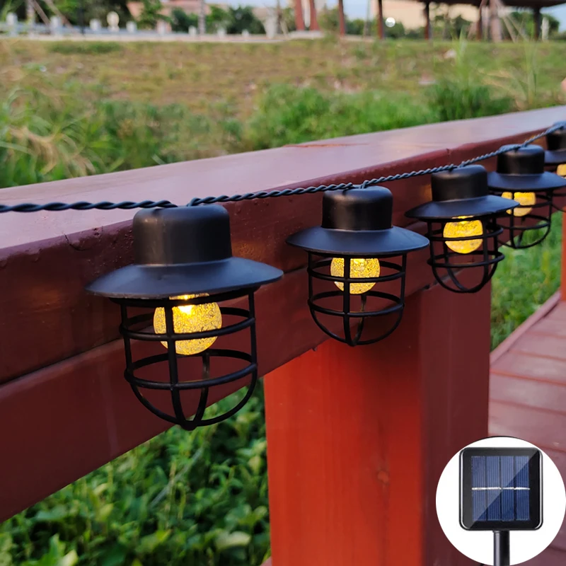 

Уличная Водонепроницаемая уличная гирлянда в виде шара-пузыря в стиле ретро, 3,5 М, 10 светодиодов, декоративная лампа для свадьбы, сада, балко...