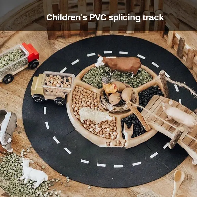 Головоломка Монтессори трек игрушки дорожное строительство игрушечная