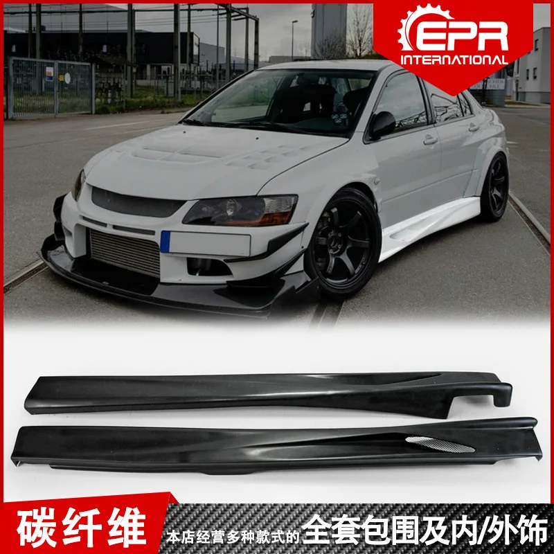 Костюм для Evo Mitsubishi 8 9 Voltex Модифицированная юбка из углеродного волокна и