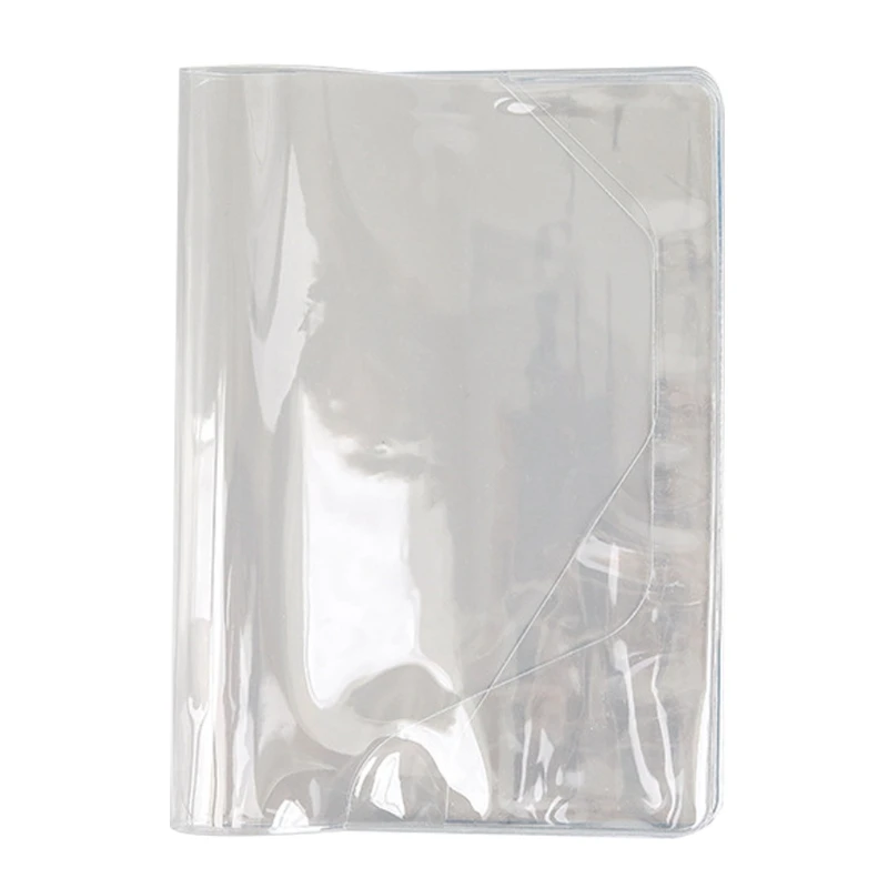 

Transparent PVC Book Sleeve A6/A5 BooK Cover Binder Notebook Cover Waterproof Fit for Most Planner Binder Scrapbook