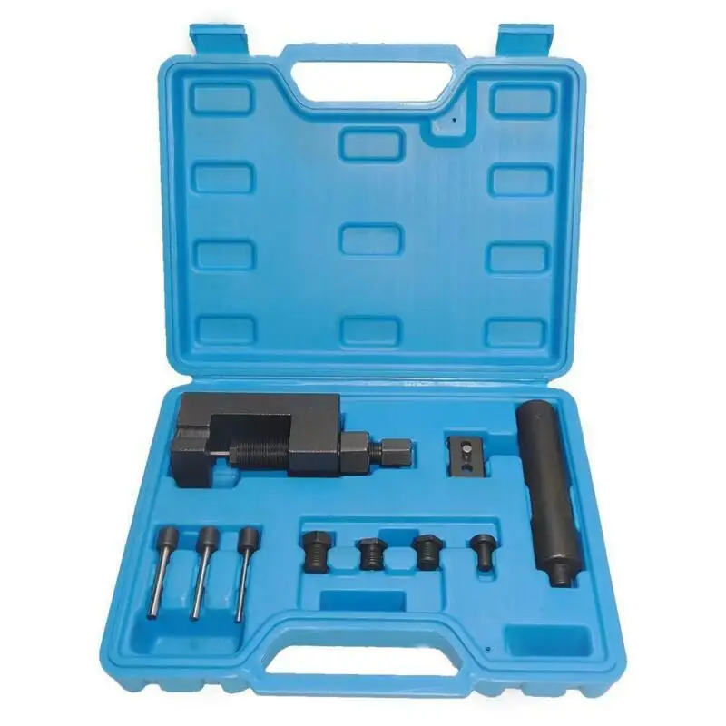 

Роскошный комплект для вышивки цепи, резак, Клепальный Инструмент, шаг 520/525/530/630 для мотоцикла