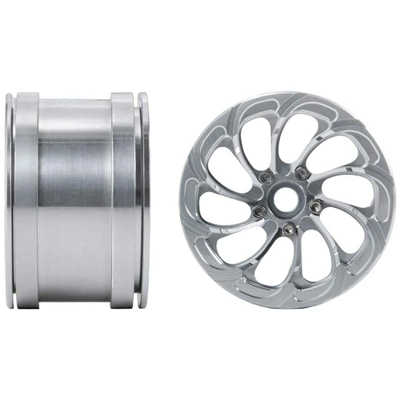 

Aluminum Alloy 2.2 Inch Beadlock Wheels Rims for 1/10Th Scale RC Crawler Car Wraith 90048 Pack of 4Pcs