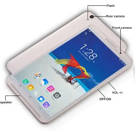 Самый дешевый планшетный ПК 8 дюймов Восьмиядерный 3G 4G LTE планшет две камеры sim