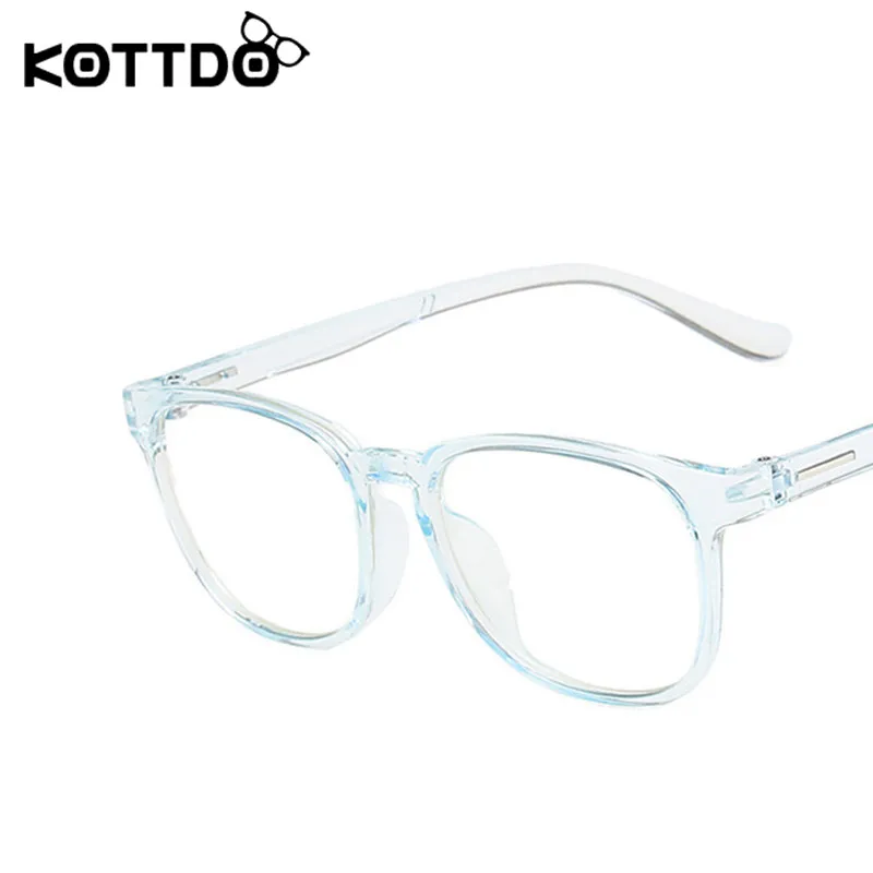 

KOTTDO Fashion Classic Round Ladies Flat Mirror Frame Men And Women Retro Fashion Flat Mirror Computer Transparent Optical Flat