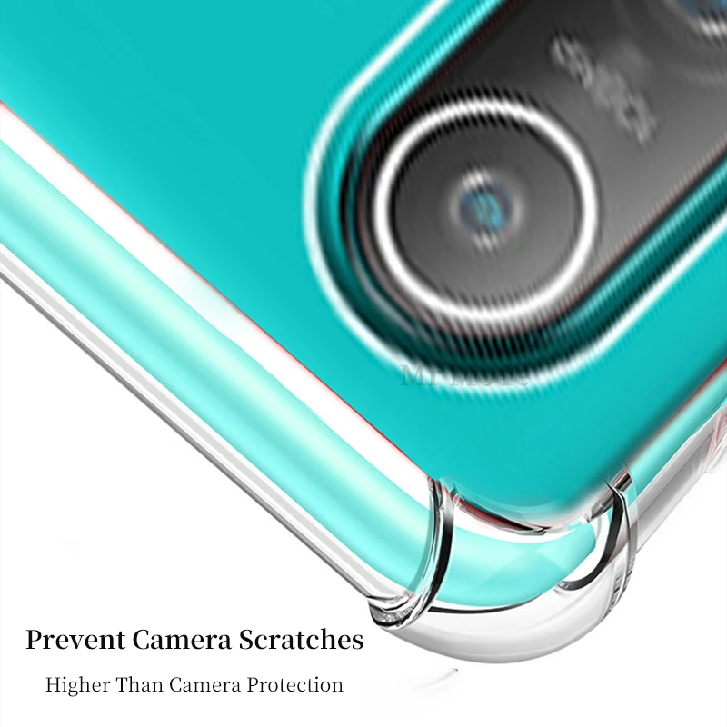 

Clear Shockproof Phone Case For Xiaomi Mi 11 Note 10 Lite Pro Poco X3 nfc C3 M3 Soft Cover For Redmi Note 9 9s Pro MAX 9A 9C 8T