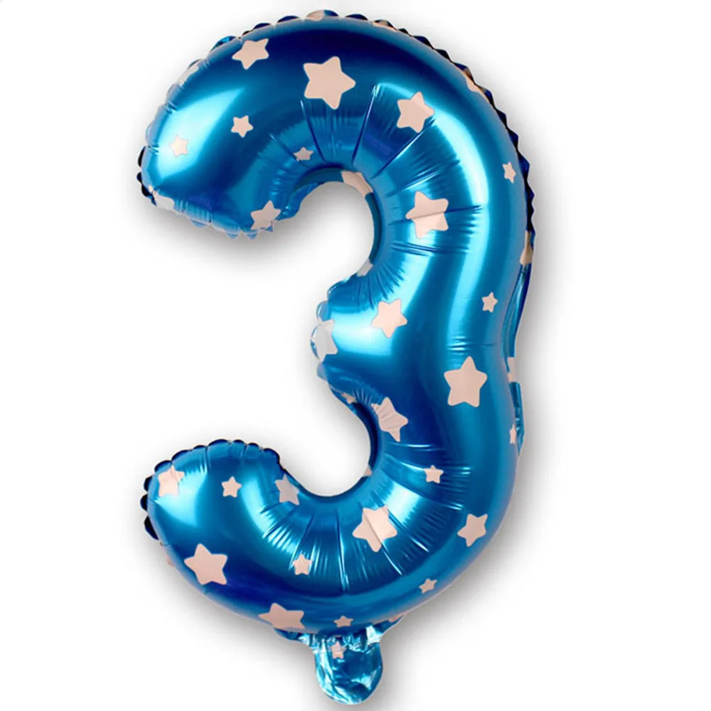 

Number Aluminum Film Balloon 40 Inch Birthday Party Decorations Kids Wedding Accessories Decoration Blue Balloons Wholesale