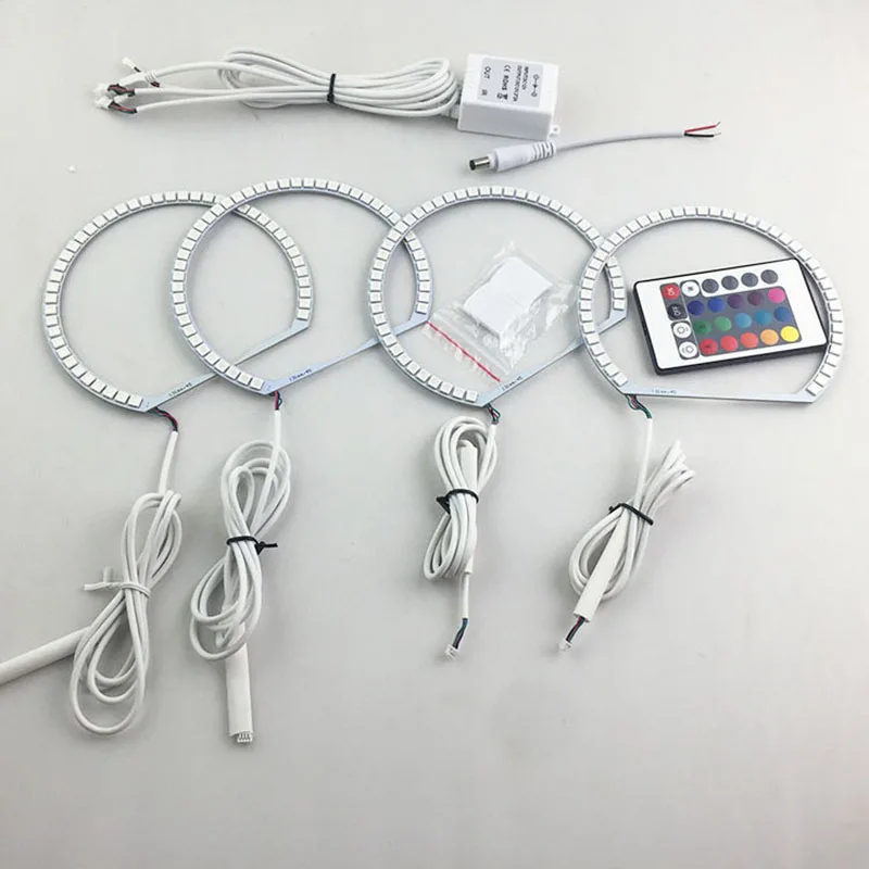 HochiTech ультра яркий мульти-Цвет RGB комплект светодиодов глаза ангела для BMW E36 E38 E39