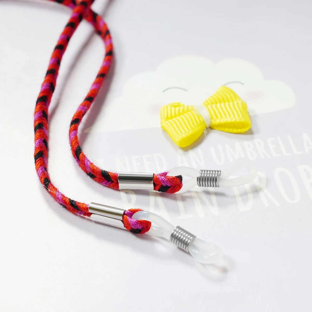 Цветные забавные плетеные меши ультралегкие очки шнур для повседневных и