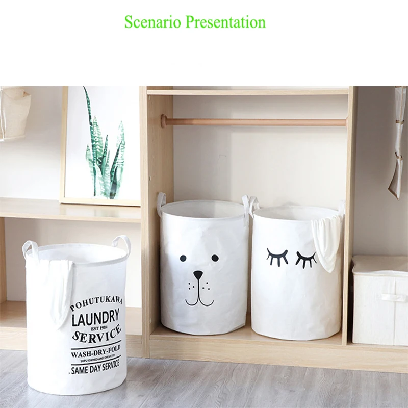 

Laundry Basket Storage Bag Household Dirty Laundry Basket Folding Clothing Bag Bucket Clothes Toys Baggy Toy Organizer