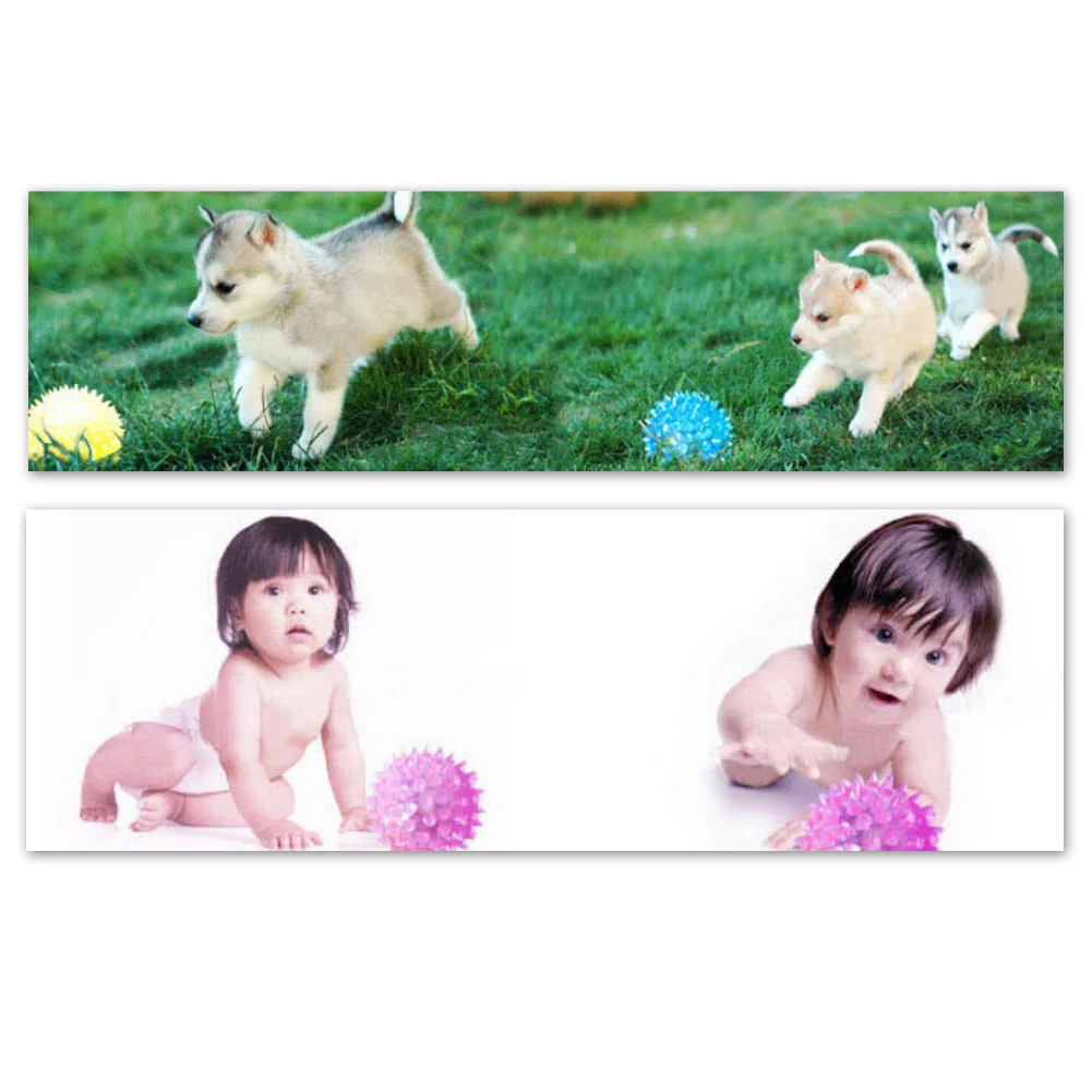 Портативный СВЕТОДИОДНЫЙ мигающий массажный шарик для снятия стресса детская