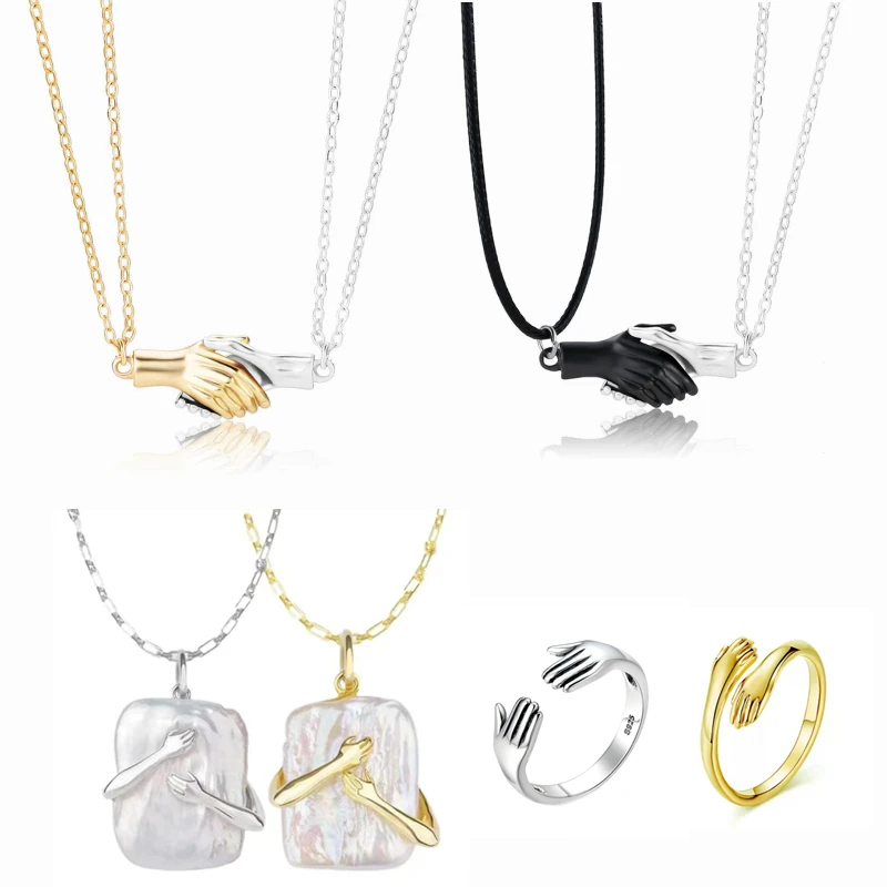 2 шт./компл. магнитное ожерелье с двумя держателями для женщин и мужчин подвеска