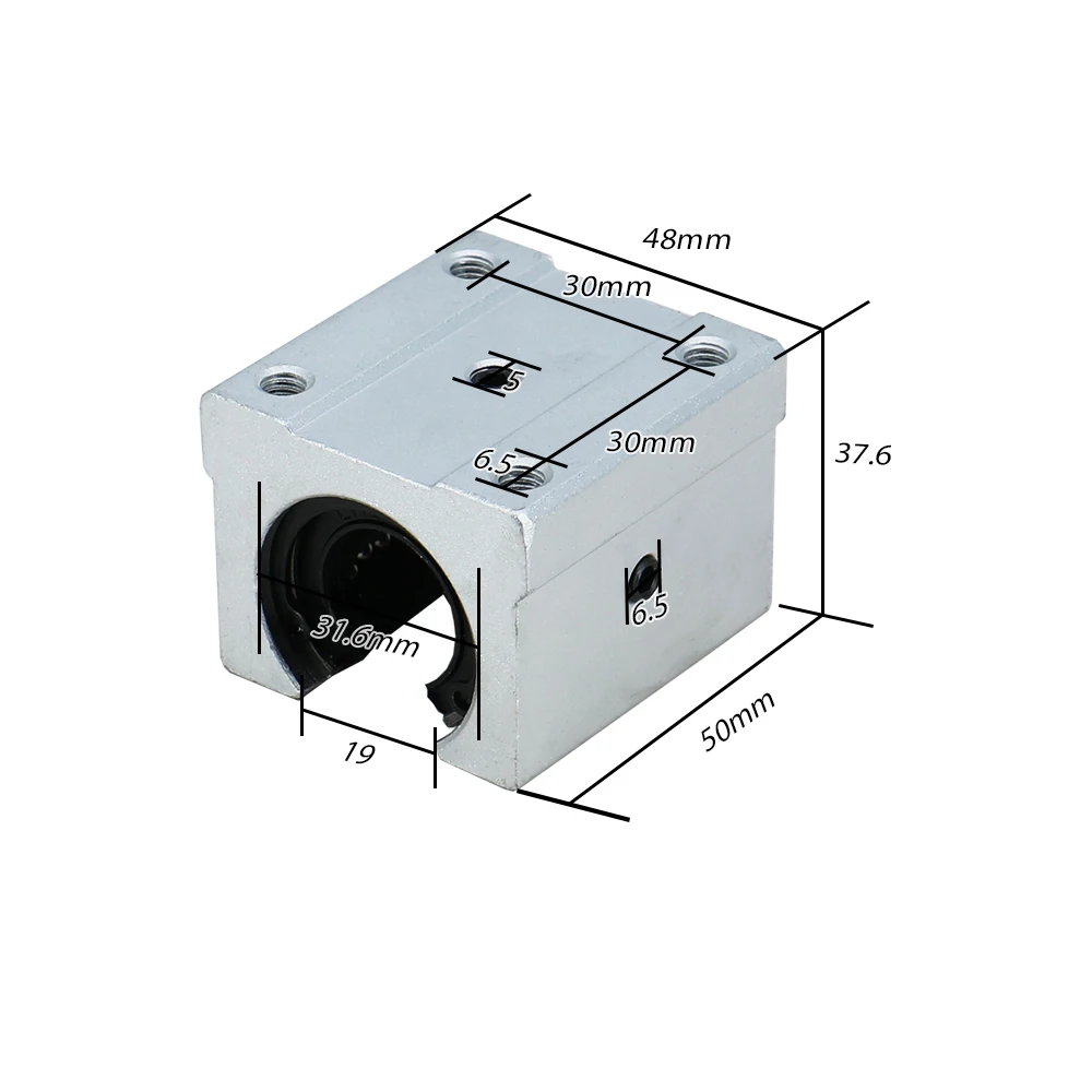 

2pcs/set Sbr10 Sbr12 Sbr16 Sbr20 Linear Guide Rail Slide Shaft Rod Any Length With 4pc Linear Bearing Blocks For Cnc Router Part