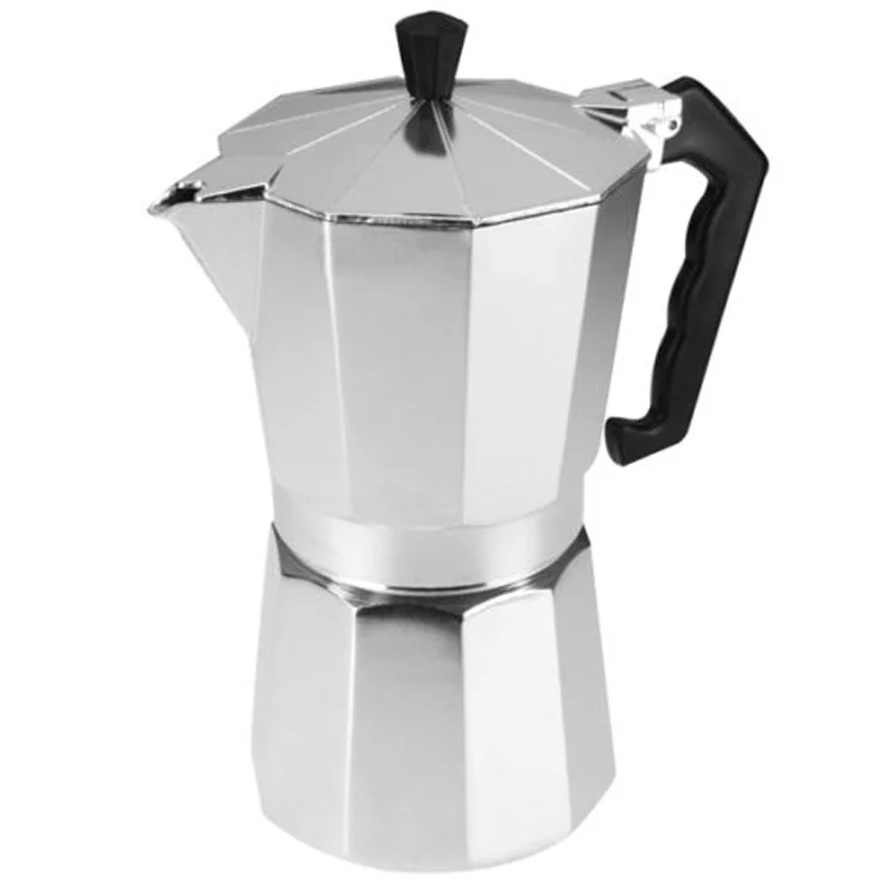 Кофеварка Moka Эспрессо машина для приготовления кофе алюминиевый Металл 1-Cup 3-Cup 12-Cup кофеварка