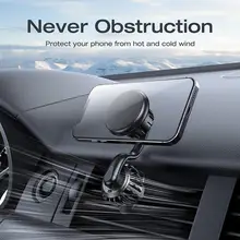 Magnetic Car Phone Holder For iPhone Samsung Magnet Mount 360 Rotation Car Vent Air Phone Holder Stand For Huawei XiaoMi