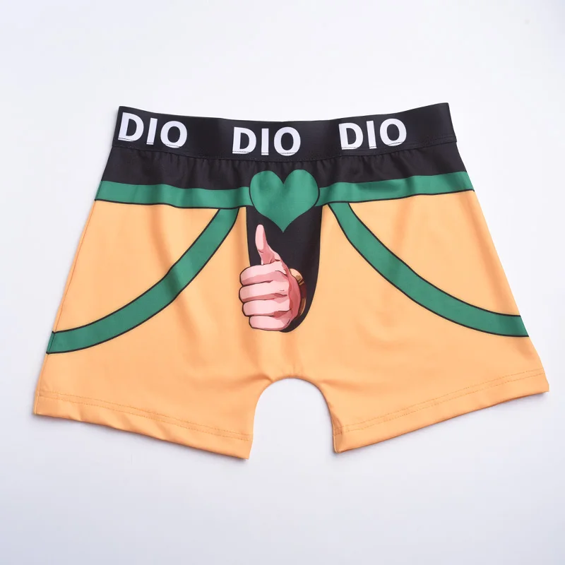 JoJo Необычные Приключения DIO BRANDO аксессуары для косплея для женщин и мужчин секс забавные штаны шорты ролевые игры подростковые хлопковые трусики Knicker