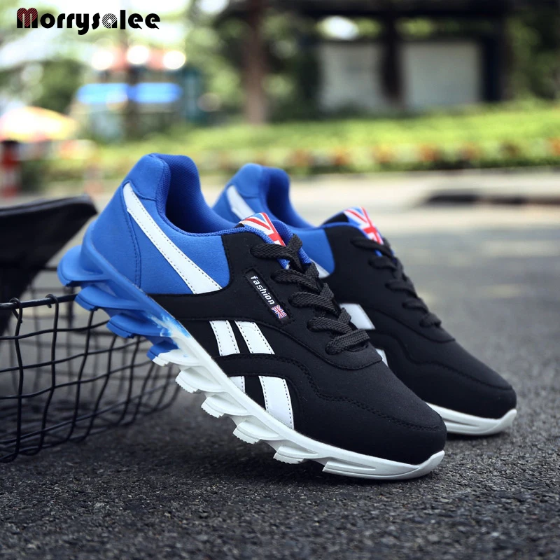 Нескользящие Кроссовки больших размеров повседневная обувь модная удобная