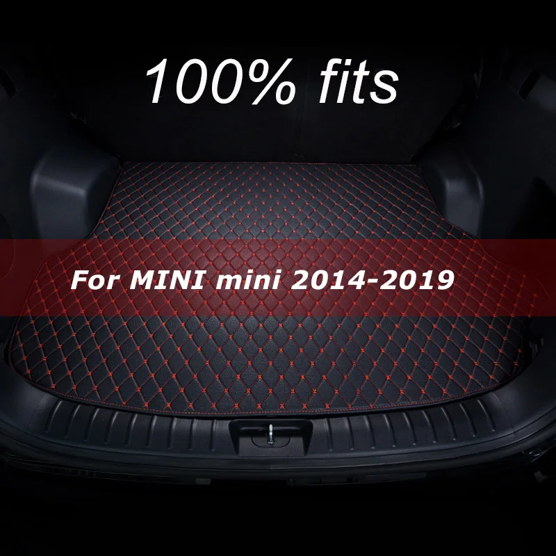

Car trunk mat for MINI mini Hatchback two doors four seats 2014-2019 cargo liner carpet interior accessories cover