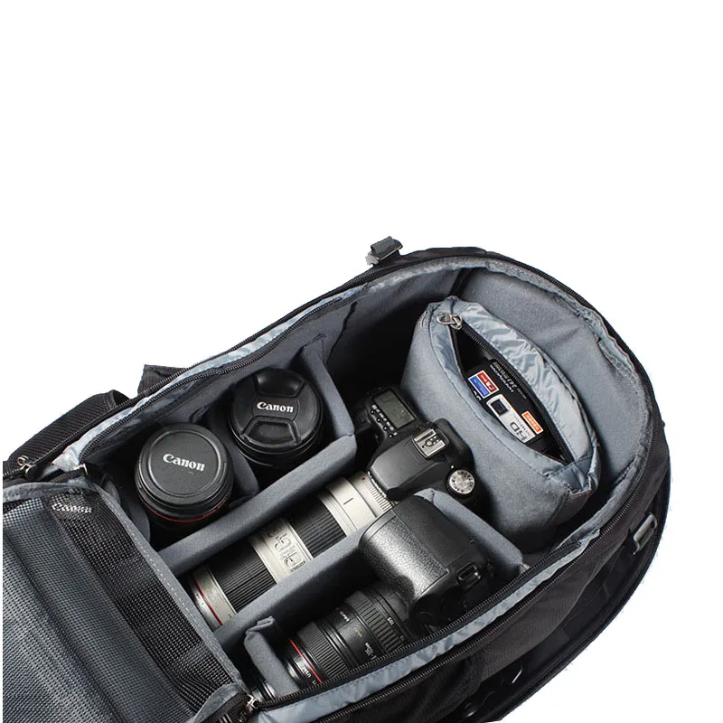professional anti theft outdoor camera shoulder bag padded large capacity photo backpack for nikoncanonsony slr lens free global shipping