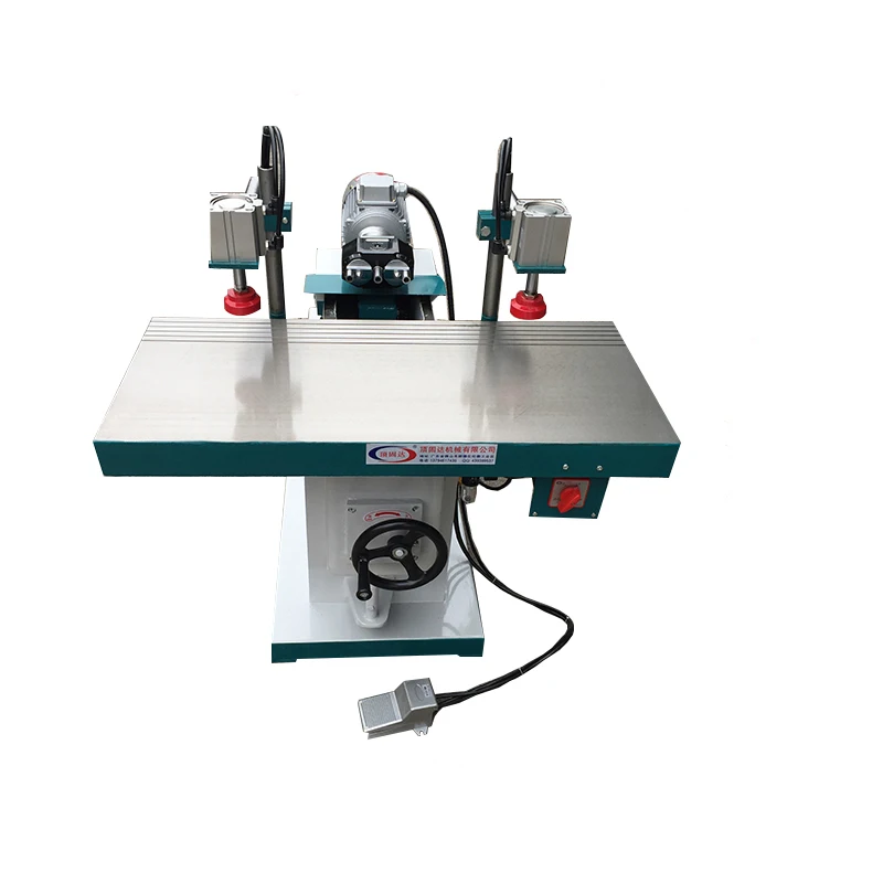 

380v Woodworking Drilling Machine Semiautomatic Mechanical Horizontal Multi-axis Three head Drilling Slot Level flat Drill 1.1kw