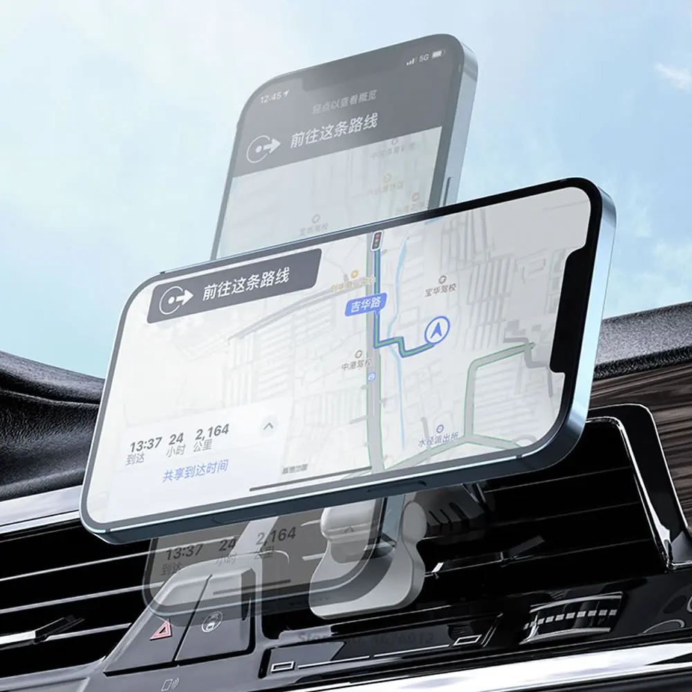 Магнитный автомобильный держатель для телефона на вентиляционное отверстие 15 Вт