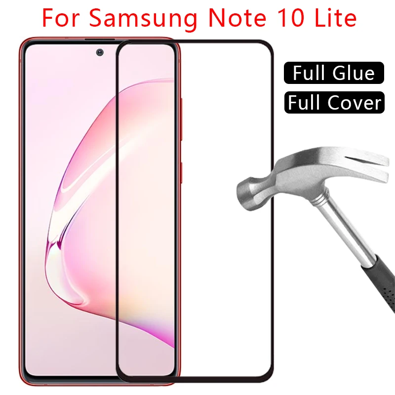 

case for samsung note 10 lite cover tempered glass screen protector on galaxy not note10 light 10lite phone coque SM N770F N770