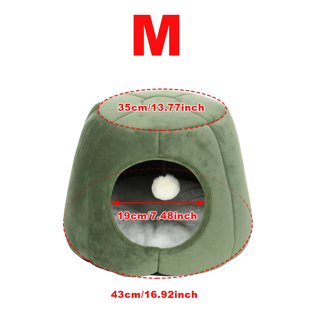 

Pet Nest PP Cotton Mat Comfortable Easy to Clean Folding and Detachable Cushion Keeping From the Cold