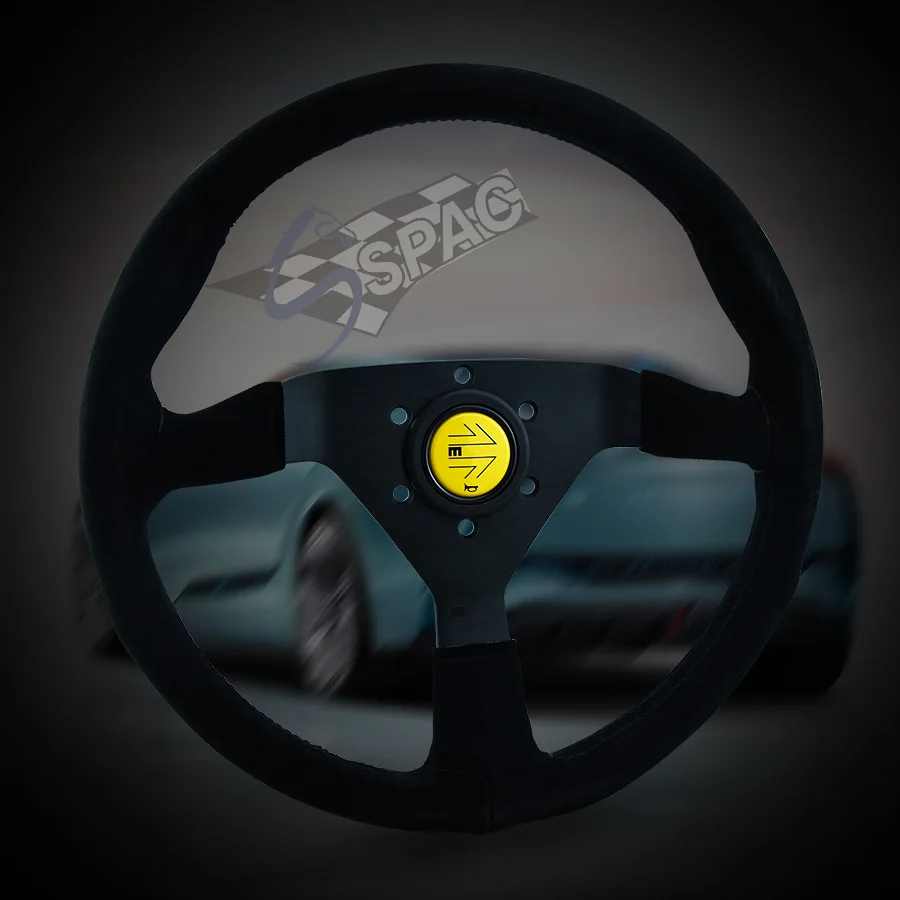 Автомобильные аксессуары 14 дюймов JDM замши кожаное рулевое колесо гонки на