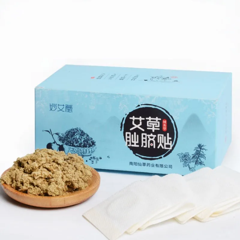 Мокса наклейки для пупка теплый живот буквенной печатью прижигания мокса полыни