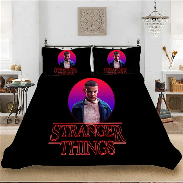 Комплект постельного белья из аниме очень странные дела 3 шт./компл. простыня для