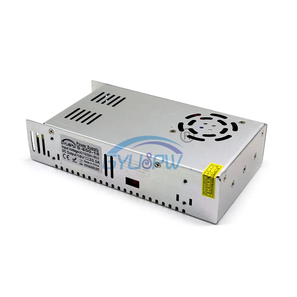 Импульсный источник питания с одним выходом 600 Вт 110 А 220 В переменного тока |