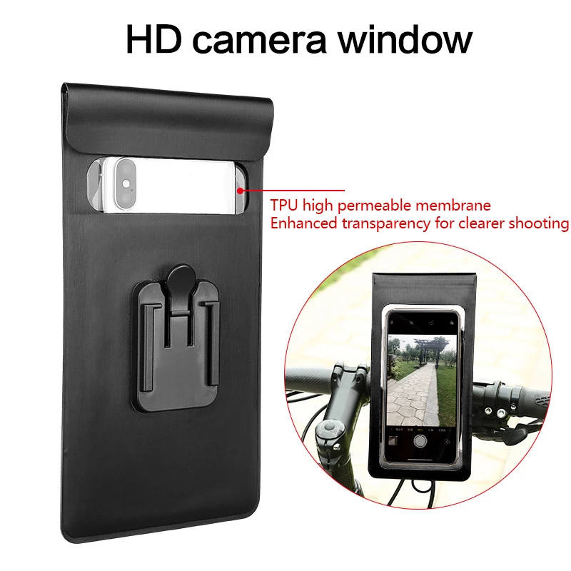 

360 Rotation Bike Bicycle Phone Mount Waterproof Cycling Phone Stand Holder Bike Case Bag for iPhone X XS XR 6 s 7 8 Samsung S9
