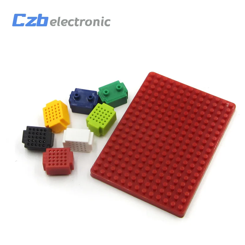 7 шт. макетная мини плата с 25 контактами без пайки адаптером для печатной платы