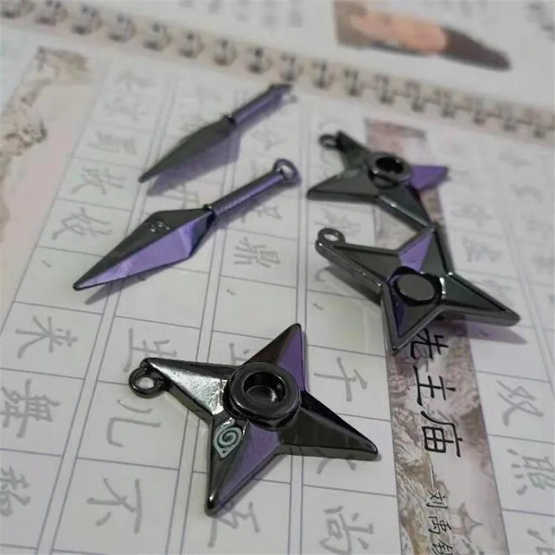 6 шт. Японии кулон оружие ниндзя Косплэй аниме &quotсделай сам&quot для изготовления