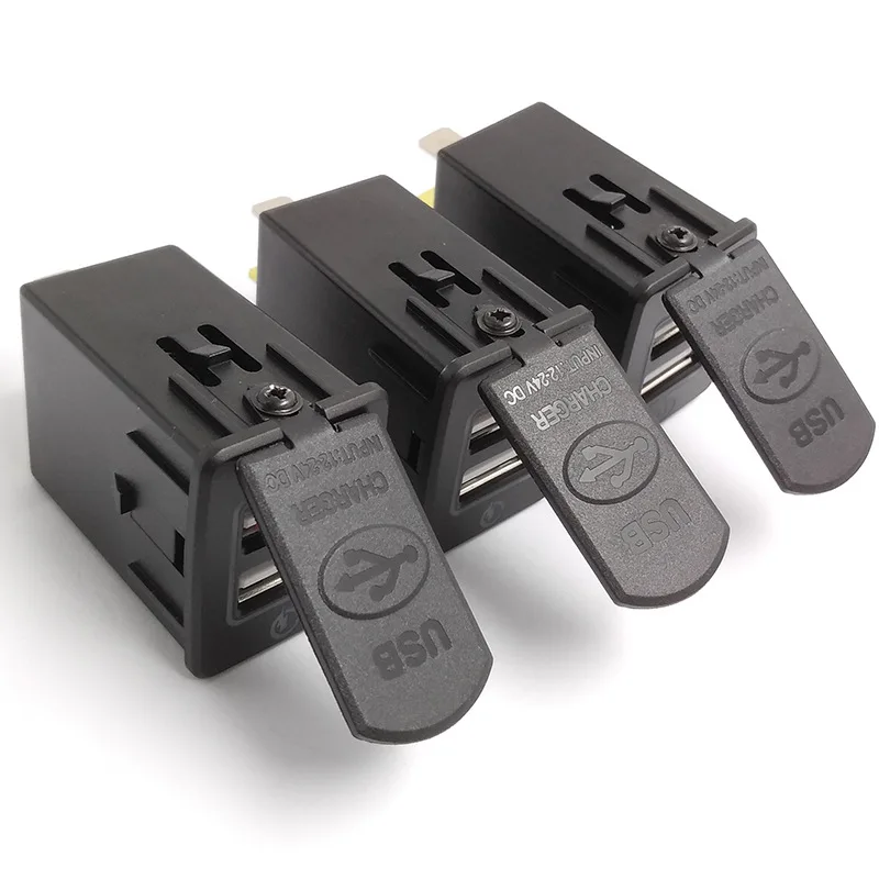 Адаптер питания QC3.0 с двумя USB-разъемами для модификации автомобиля Nissan Sylphy TEANA Tiida