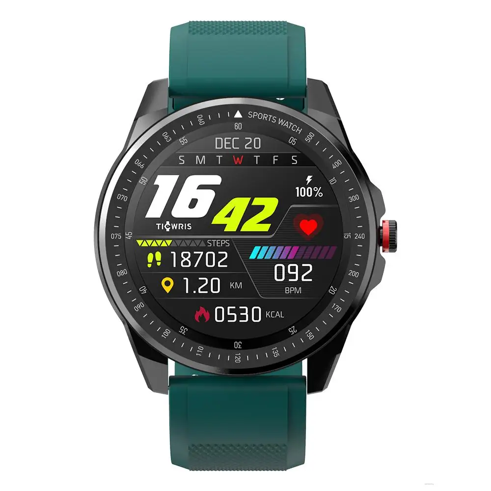 

KOSPET TICWRIS RS Smart Watch 1.3 Inch Circular Fashion Watch Full Touch Screen Heart Rate Monitoring Waterproof Sport Watch