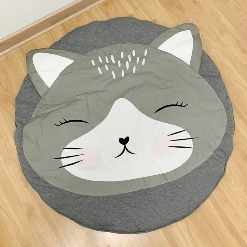Новинка; 90 см; животные; детские игровые коврики для новорожденных; коврик для ползания; мягкий коврик для сна; хлопковый коврик для альпинизма; коврик для игр; детская комната